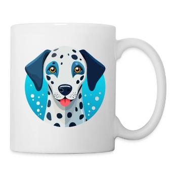 Dalmatians (Portrait comique) - Mug blanc - blanc - Droite