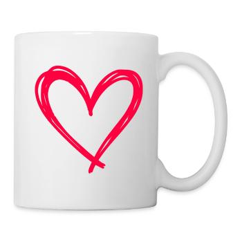 Heart - Mug - white - Right
