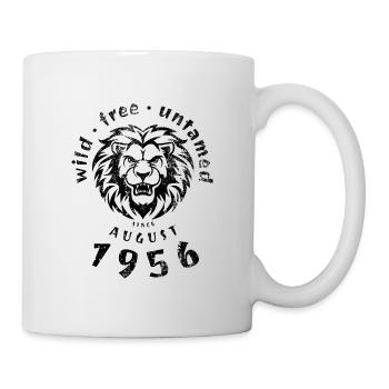 70. Geburtstag Wild, free & untamed since 08/1956 - Mug - white - Right