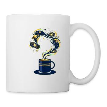 Espace du Café Galactique - Mug blanc - blanc - Droite