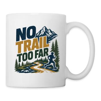 Pas de sentier trop loin Mountain Path Runner - Mug blanc - blanc - Droite