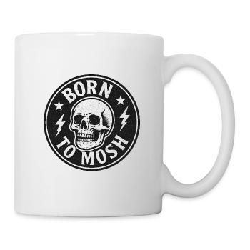 Born to Mosh Skull Circle - Mug - white - Right