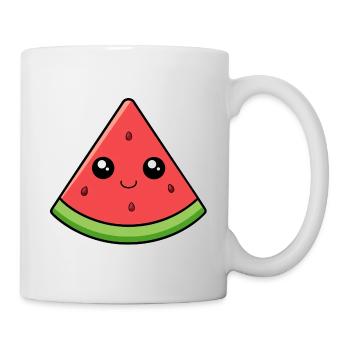 Kawaii Watermelon Smile - Mug - white - Right