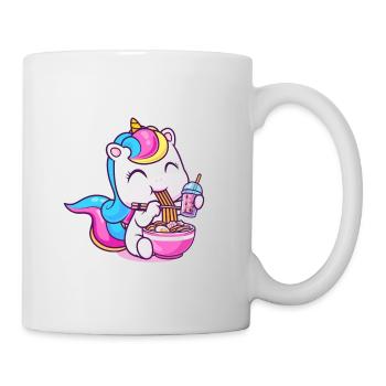 Pastell-Einhorn-Ramen-Bowl - Tasse - Weiß - Rechts
