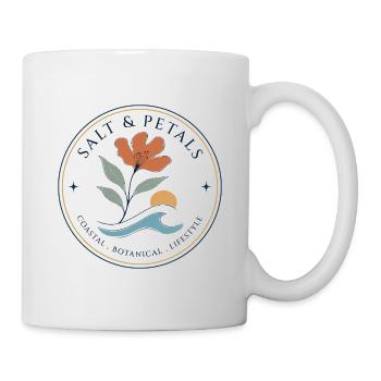 Salt & Petals Coastal Botanical Wave - Mug - white - Right