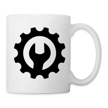 Car Mechanic Gear Wrench - Mug - white - Right