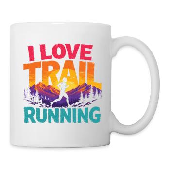 I Love Trail Running - Mug - white - Right