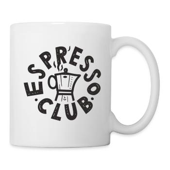 Cafetière Moka Club Espresso - Mug blanc - blanc - Droite