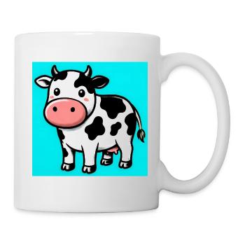 vache - Mug blanc - blanc - Droite