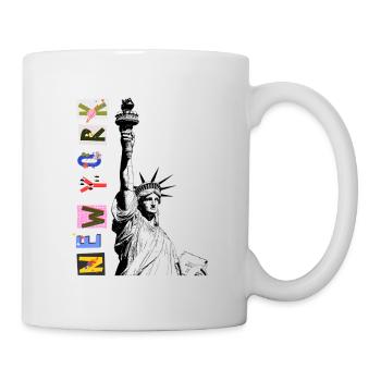 Neue Welt Alphabete - Tasse - Weiß - Rechts