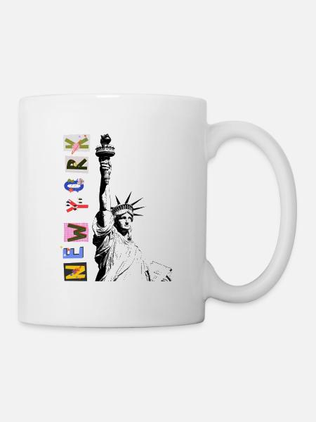 New World Alphabets - Mug - white