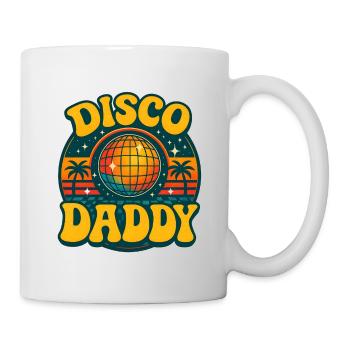 Vintage Disco Daddy Retro Dad - Mug - white - Right