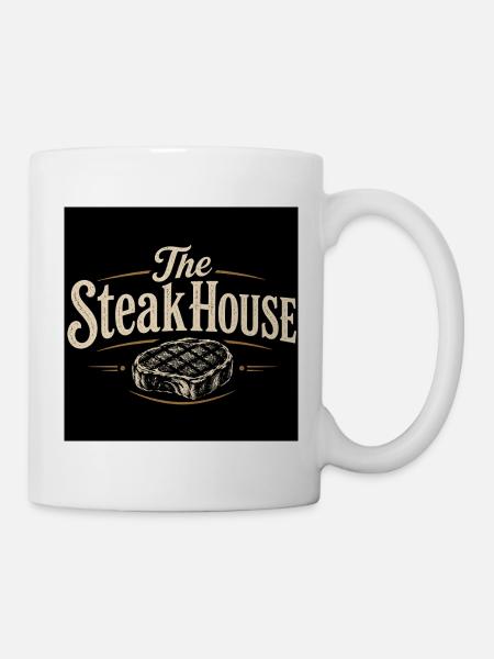 Das SteakHouse-Logo - Tasse - Weiß
