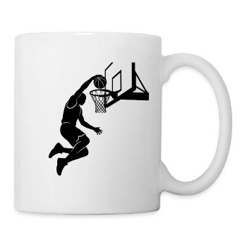 T-shirt Basketball Silhouette - Mug - white - Right