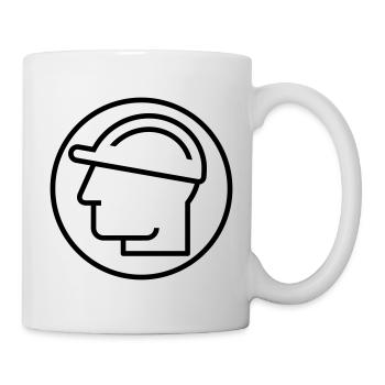 Responsable de construction, Barre, chantier - Mug blanc - blanc - Droite