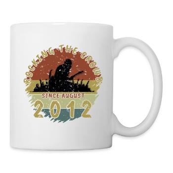 14e anniversaire Faire vibrer la foule GIT 08/2012 - Mug blanc - blanc - Droite