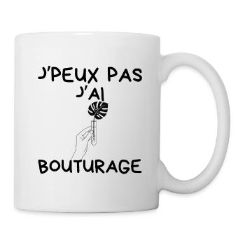 J'peux pas j'ai Bouturage - Mug blanc - blanc - Droite