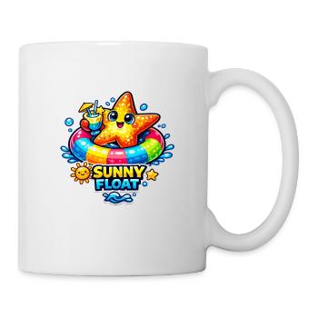 Sonnenstern im Wasserspaß - Tasse - Weiß - Rechts