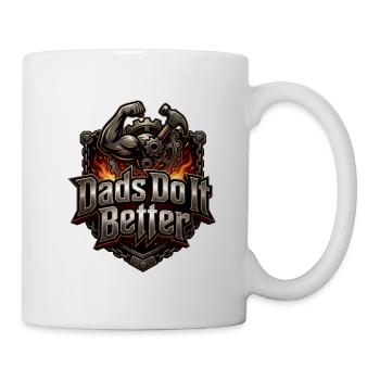 Les pères font mieux Équipement - Mug blanc - blanc - Droite