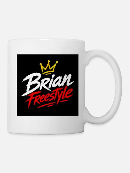 Brian Freestyle-Krone - Tasse - Weiß