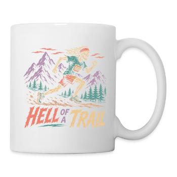 Course sur sentier - Un sacré sentier - Mug blanc - blanc - Droite