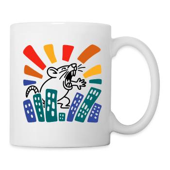 Colorful Horror Rat - Mug - white - Right