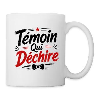 Témoin Qui Déchire - Mug blanc - blanc - Droite