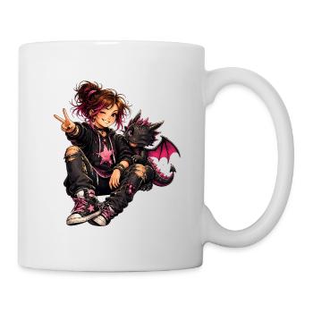 Courage, imagination and a friendship - Mug - white - Right
