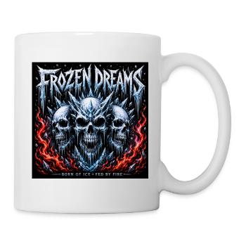 Eisfeuer-Schädel der Gefrorenen Träume - Tasse - Weiß - Rechts