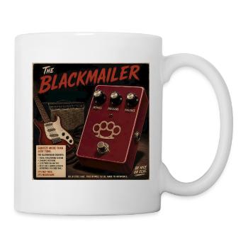 Le Maître-Chanteur — Pédale d’intimidation pour guitare - Mug blanc - blanc - Droite