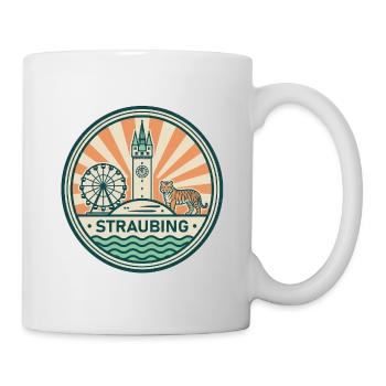 Straubing Badge - Tasse - Weiß - Rechts
