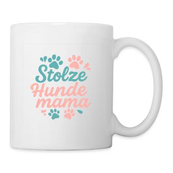 Stolze Hunde Mama - Hunde Liebe - Tasse - Weiß - Rechts