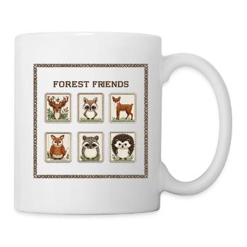 Collection de patchs Waldfreunde - Mug blanc - blanc - Droite
