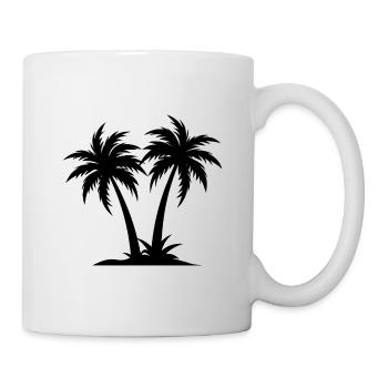 Palmier - Mug blanc - blanc - Droite