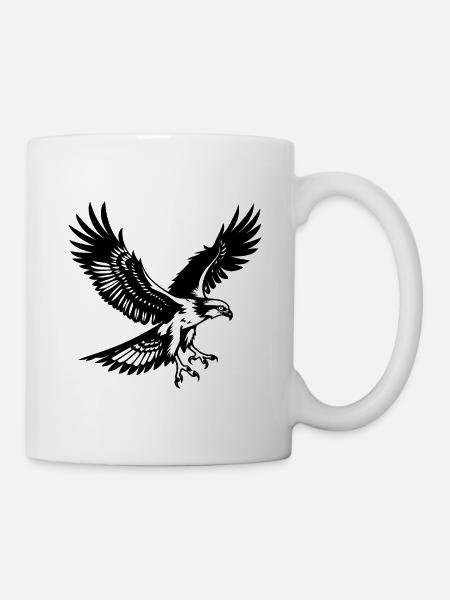 Fischadler - Tasse - Weiß