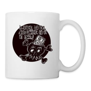 je stiller ich werde, desto lauter ist es in mir! - Tasse - Weiß - Rechts