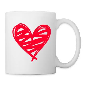 Heart - Mug - white - Right