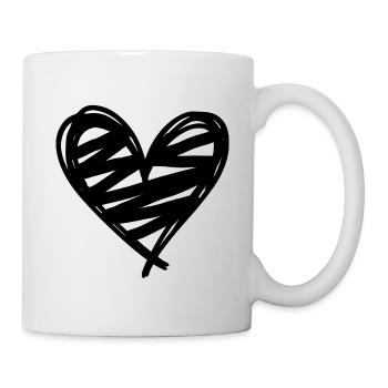 Heart - Mug - white - Right