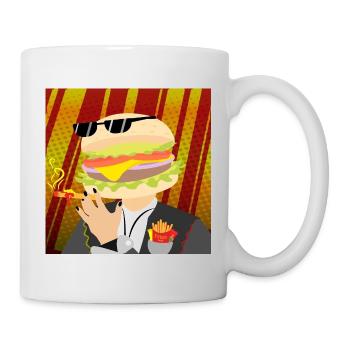 Mr. Burger - Tasse - Weiß - Rechts