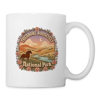 Theodore Roosevelt National Park, USA North Dakota - Mug - white - Right