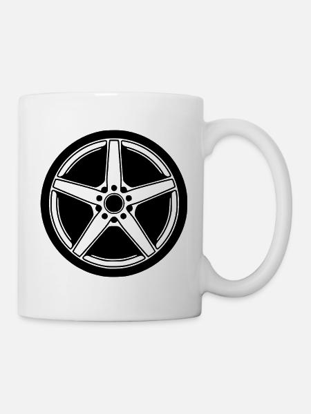 Felge - Tasse - Weiß