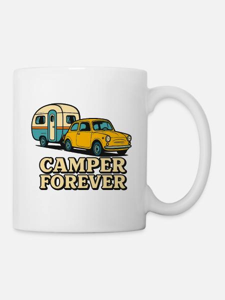 Camper forever - Mug - white