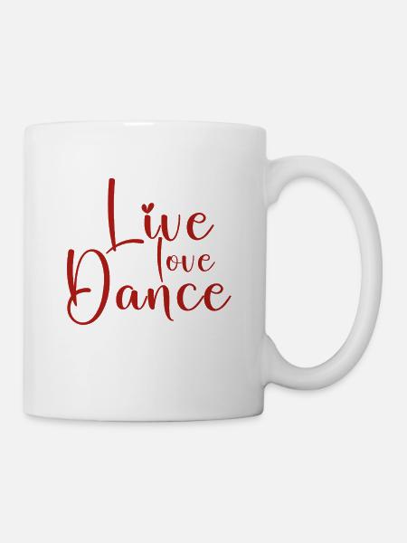 Danse d’amour en direct - Mug blanc - blanc