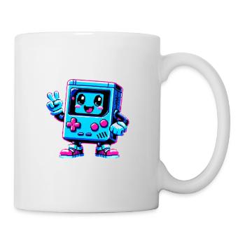 T-shirt Contrôleur de jeu rétro années 80 - Mug blanc - blanc - Droite