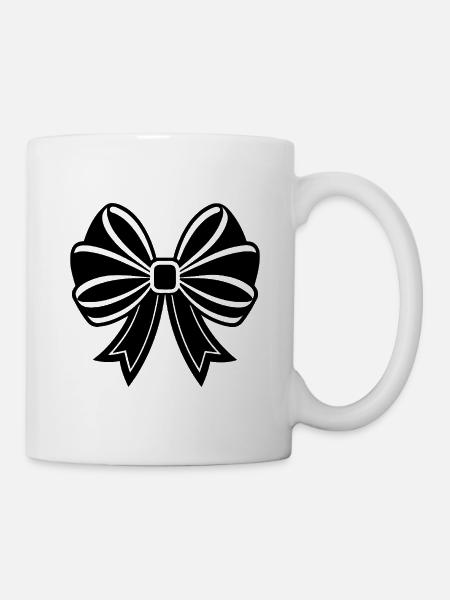 Band Präsenzdekoration - Tasse - Weiß