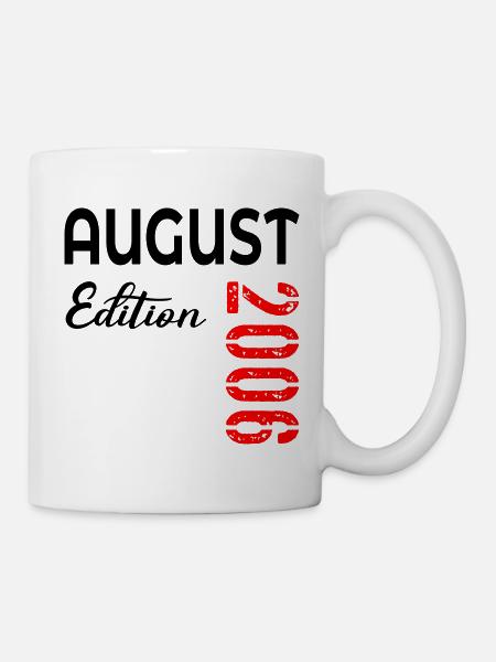 20th August Birthday 2006 - Mugg - vit