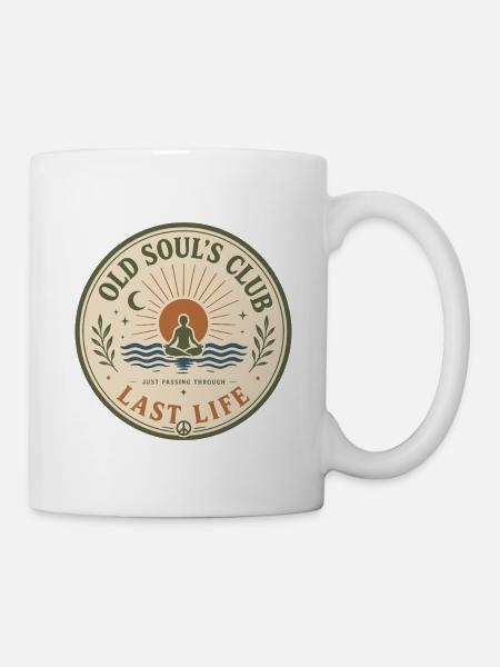 Old Soul's Club - Last Life - Retro - Tasse - Weiß