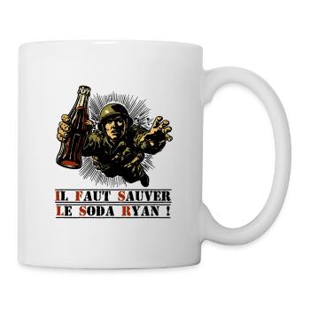 IL FAUT SAUVER LE SODA RYAN ! (film, cinéma) - Mug blanc - blanc - Droite