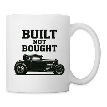 Hot Rod Vue latérale - Construit, pas acheté V8 - Mug blanc - blanc - Droite