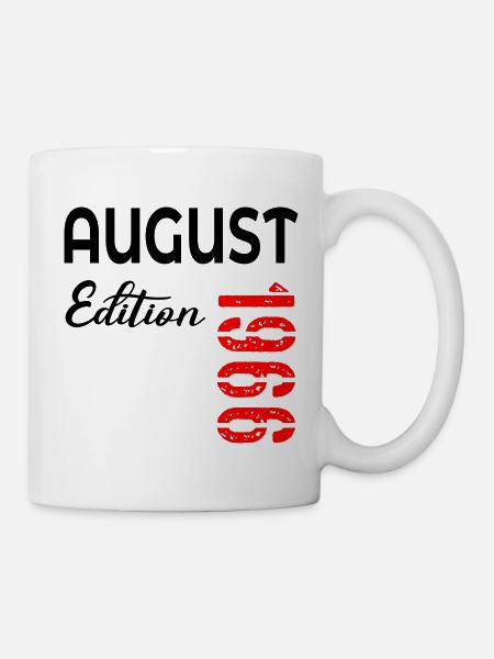 60. Geburtstag August 1966 - Tasse - Weiß